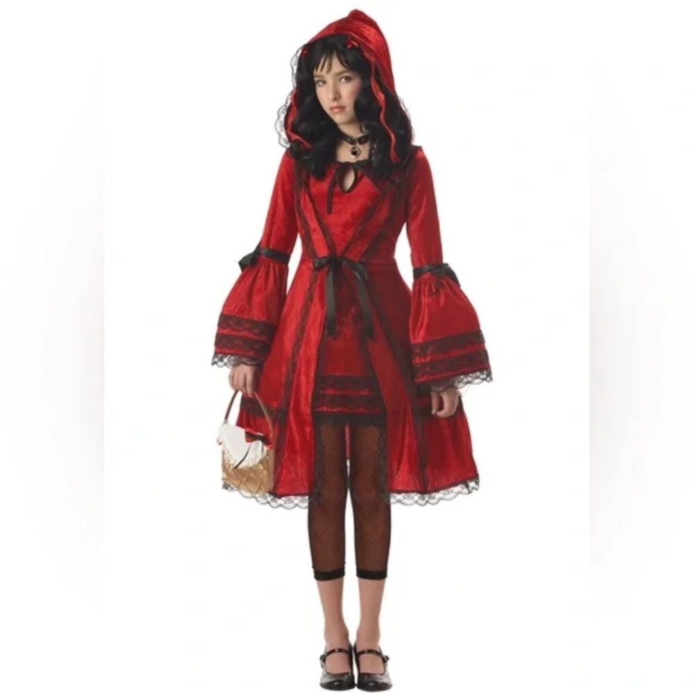 New  California Costume Teen Riding Hood Costume Size XLarge